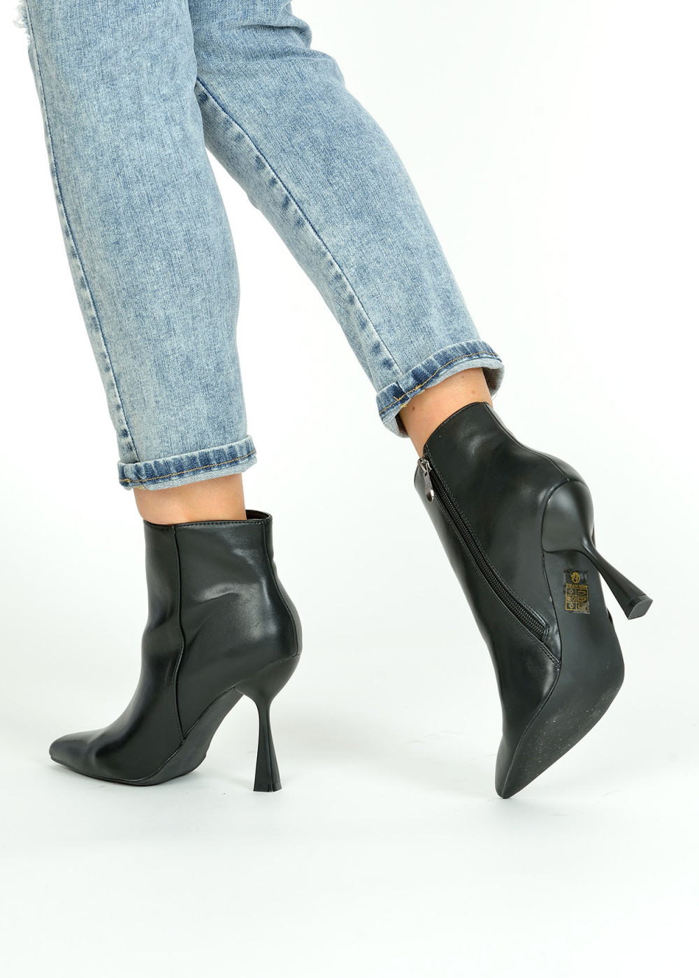 High ankle boots with platform heels in real leather - Shoebidoo Shoes |  Giaro high heels