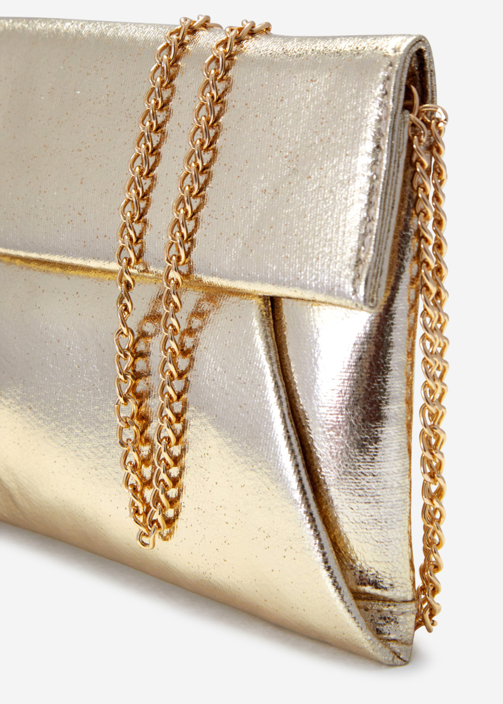 Metallic clutch clearance bag