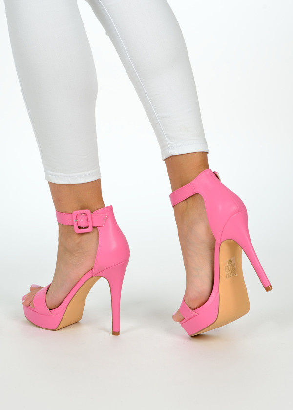 Pink platform heels 2