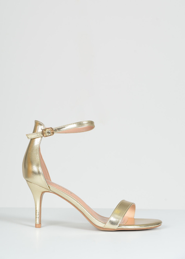 Gold heeled sandals 3