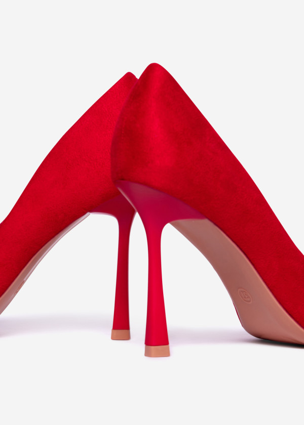 Red Stiletto Pointed Toe Heels 2