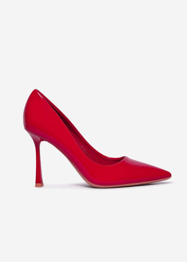 Red Patent Stiletto Heels 3