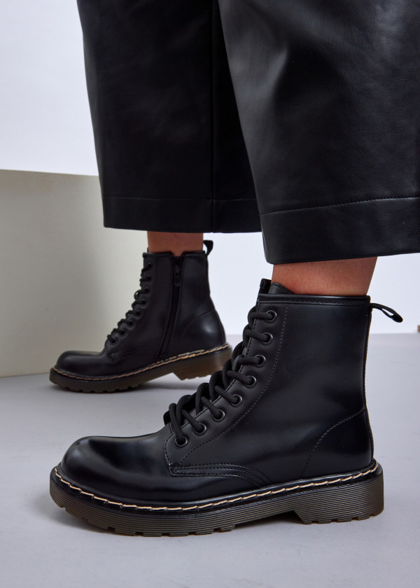 Black Combat Boots