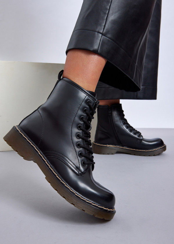 Black Combat Boots 2