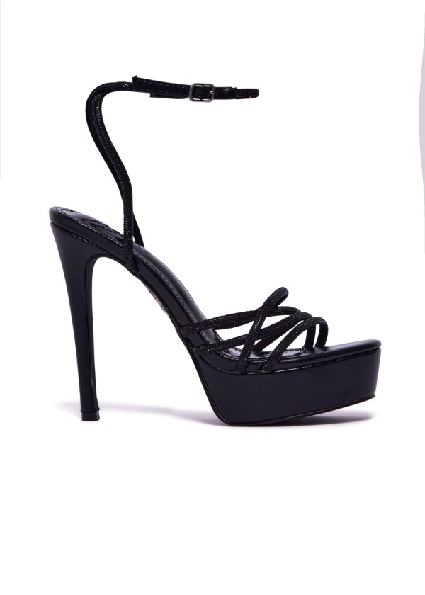 Glamorous Black Platform Heels 3