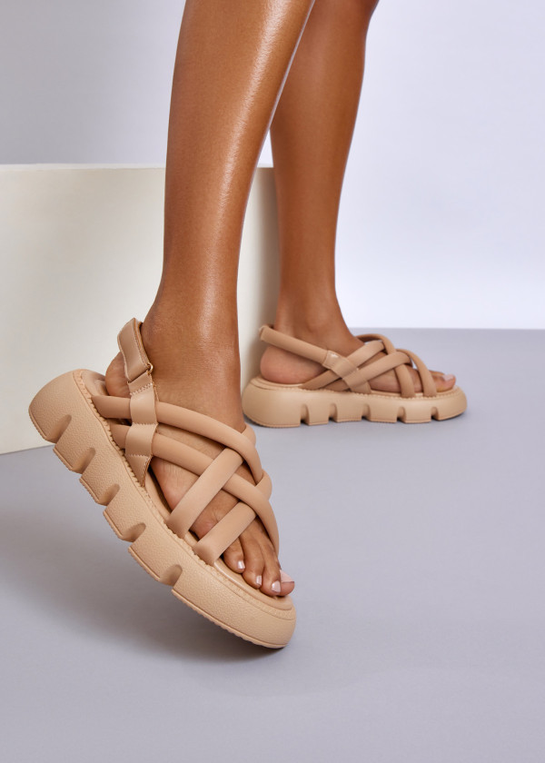 Beige Luxe Adventure Sandals