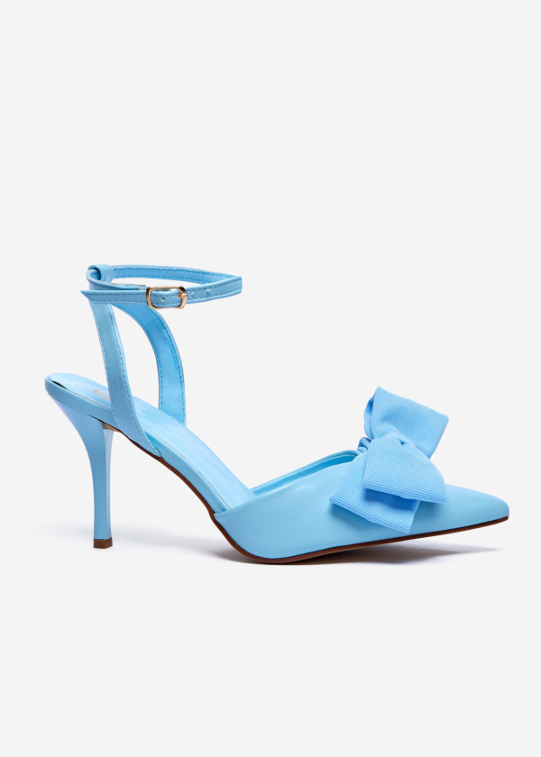 Sky Blue Pointed-Toe Stilleto 3