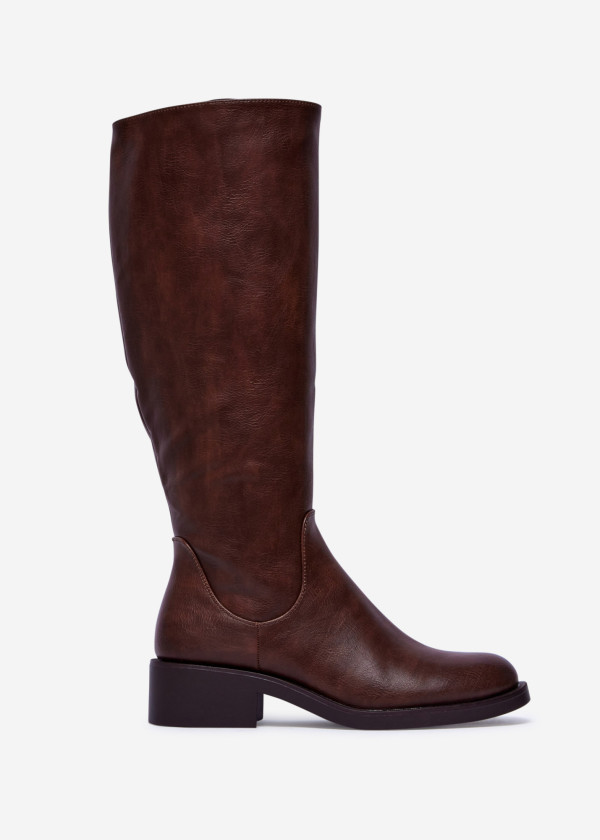 Tan Knee-High Boots 2
